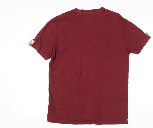 Penguin by Munsingwear Men’s Red Cotton Crew Neck T-Shirt L