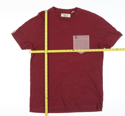 Penguin by Munsingwear Men’s Red Cotton Crew Neck T-Shirt L