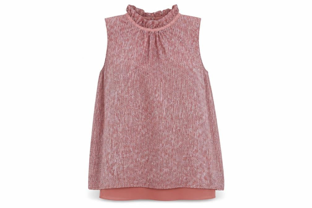 Womens UK Size 10 NEXT Pink Tunic Blouse