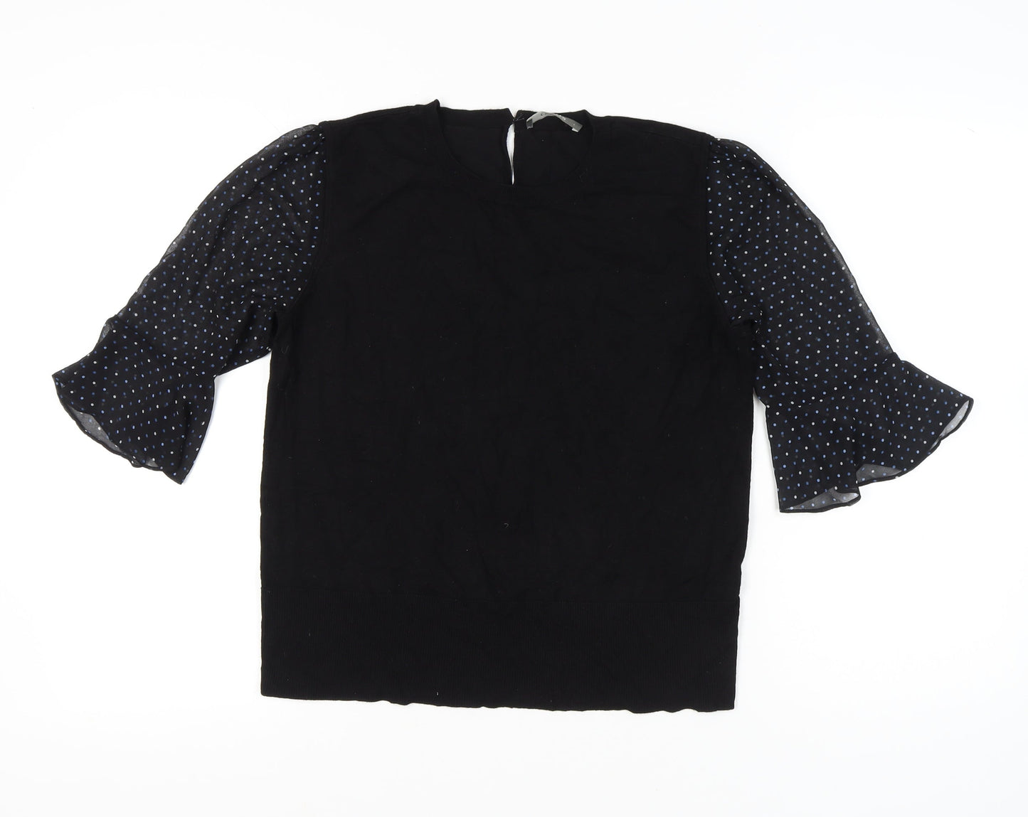 Womens UK Size L Oasis Black Pullover Jumper