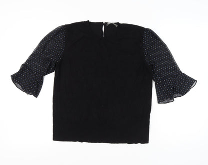 Womens UK Size L Oasis Black Pullover Jumper