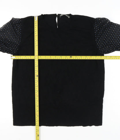 Womens UK Size L Oasis Black Pullover Jumper