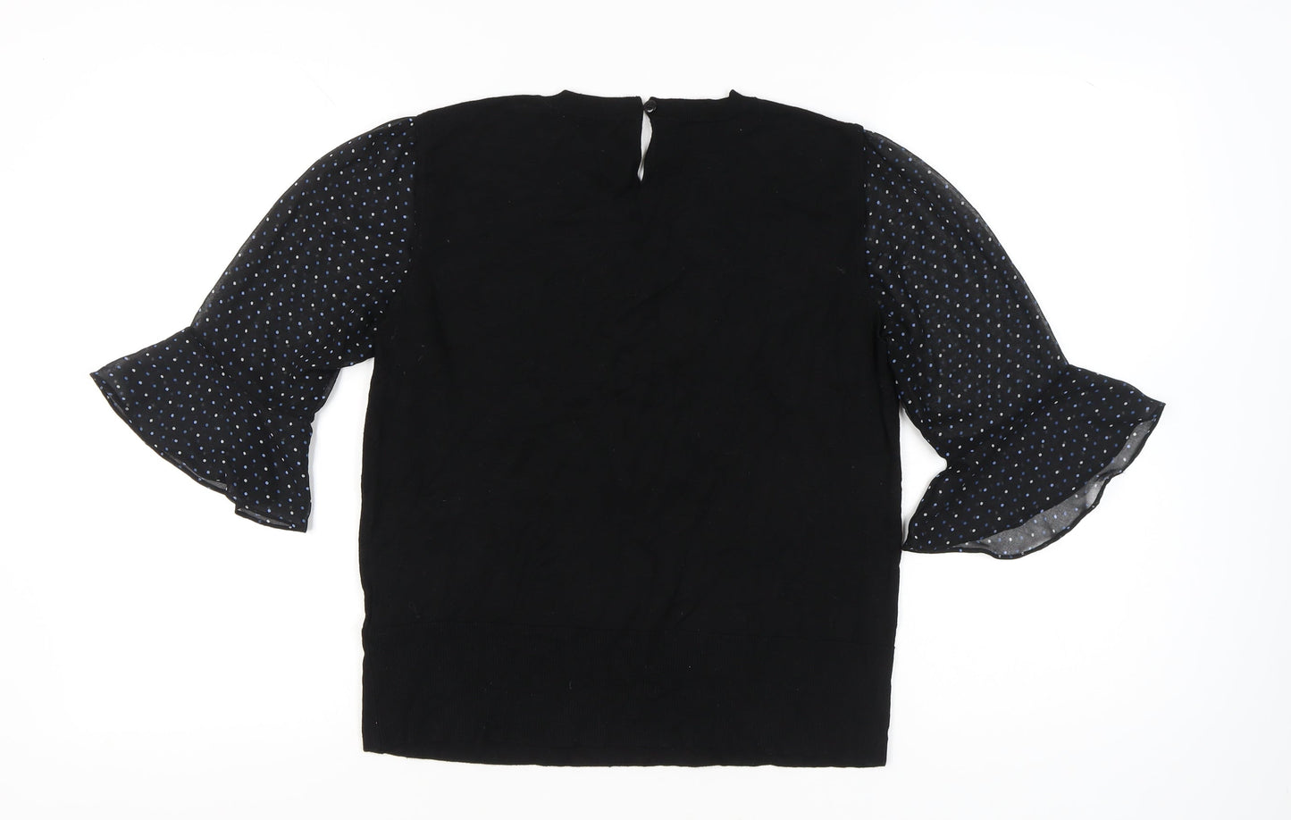 Womens UK Size L Oasis Black Pullover Jumper