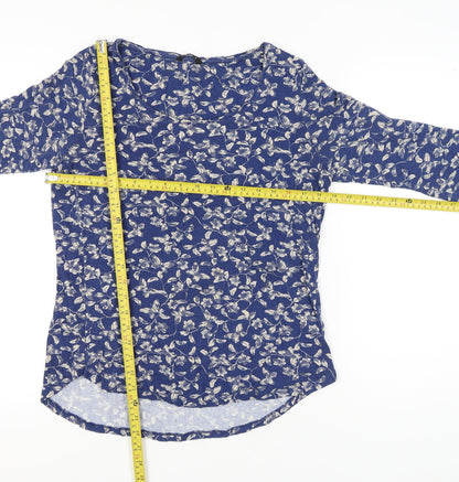 Womens UK Size 18 M&Co Blue Tunic Blouse