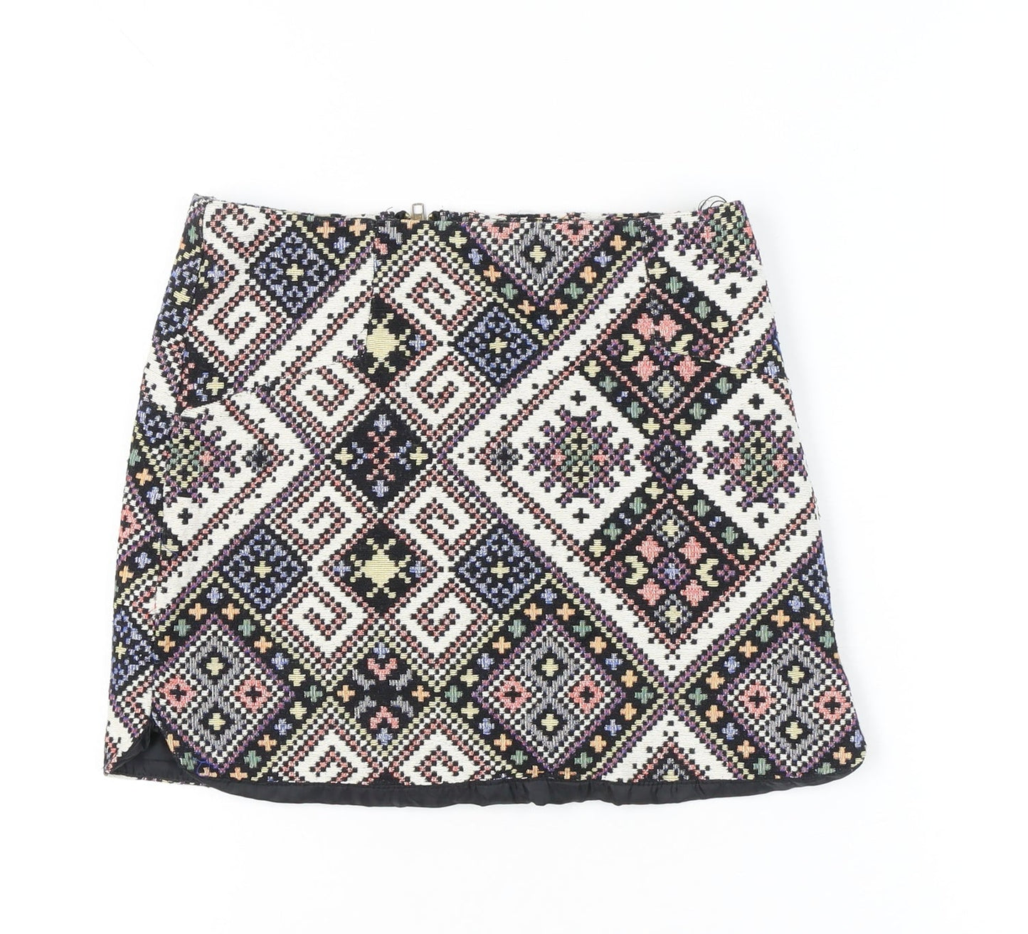 Cameo Rose Women’s Multicoloured Size 8 Geometric Mini Skirt