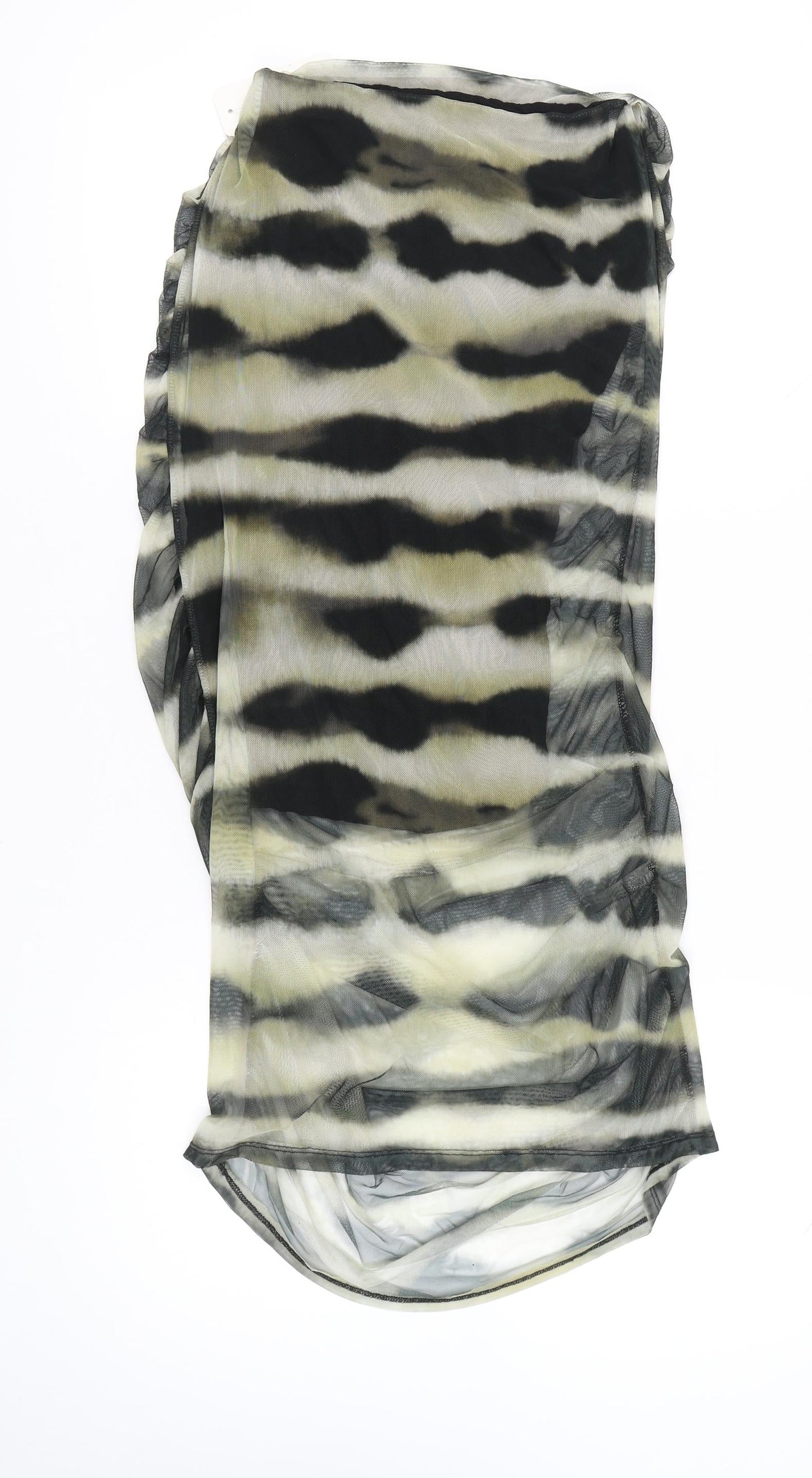 New Collection Womens Multicoloured Animal Print Midi Skirt 2XL