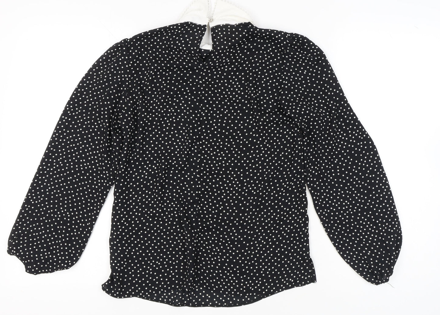 Womens UK Size 8 New Look Black Classic Blouse