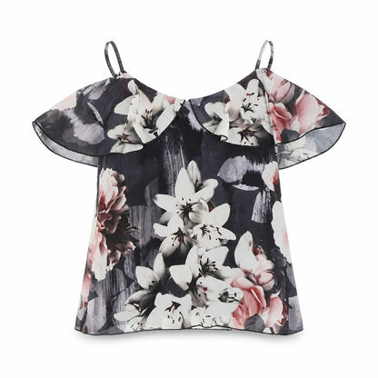 Womens UK Size 10 Quiz Multicoloured Camisole Blouse