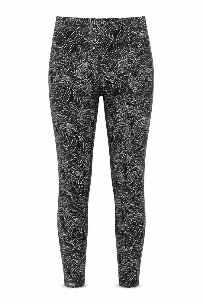 ESMARA Womens Black XS Geometric Print Active Leggings