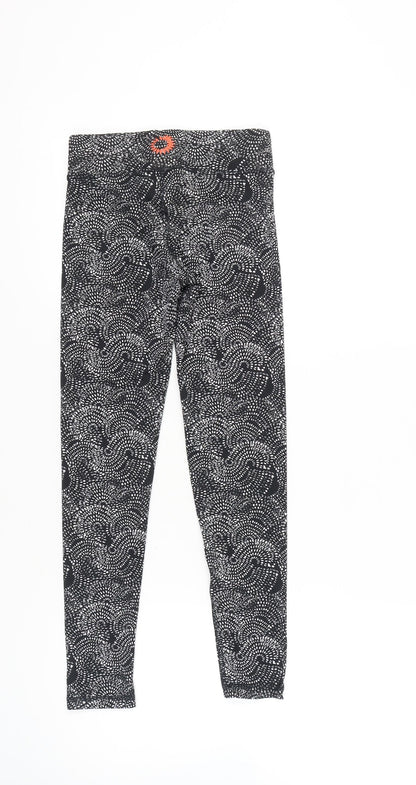 Esmara Womens Black XS Geometric Print Active Leggings