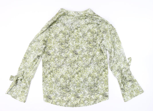 Womens UK Size 14 NEXT Green Blouse Blouse