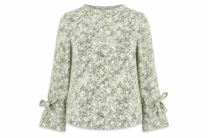 Womens UK Size 14 NEXT Green Blouse Blouse