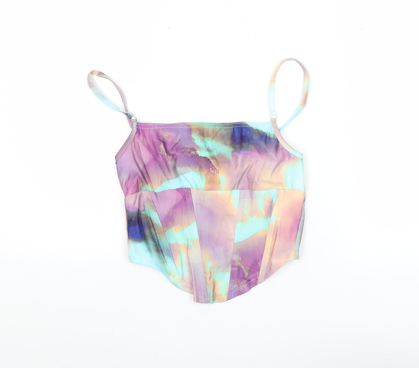 PrettyLittleThing Women’s Multicoloured Size 10 Camisole Tank Top