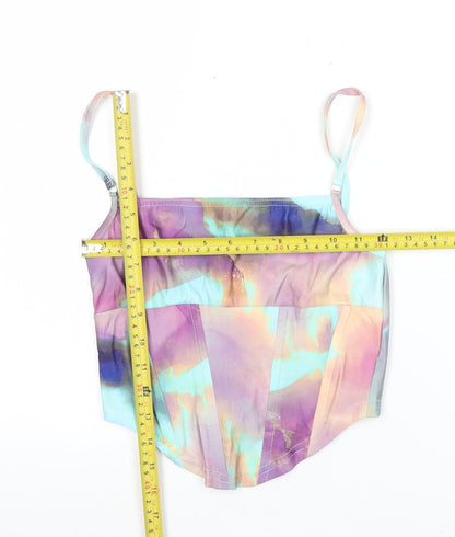 PrettyLittleThing Women’s Multicoloured Size 10 Camisole Tank Top