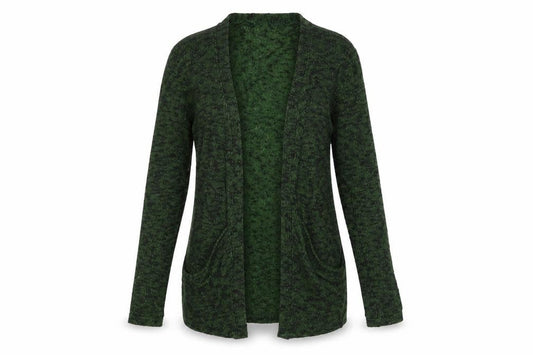 Womens UK Size S Sparkle & Fade Green Cardigan Jumper