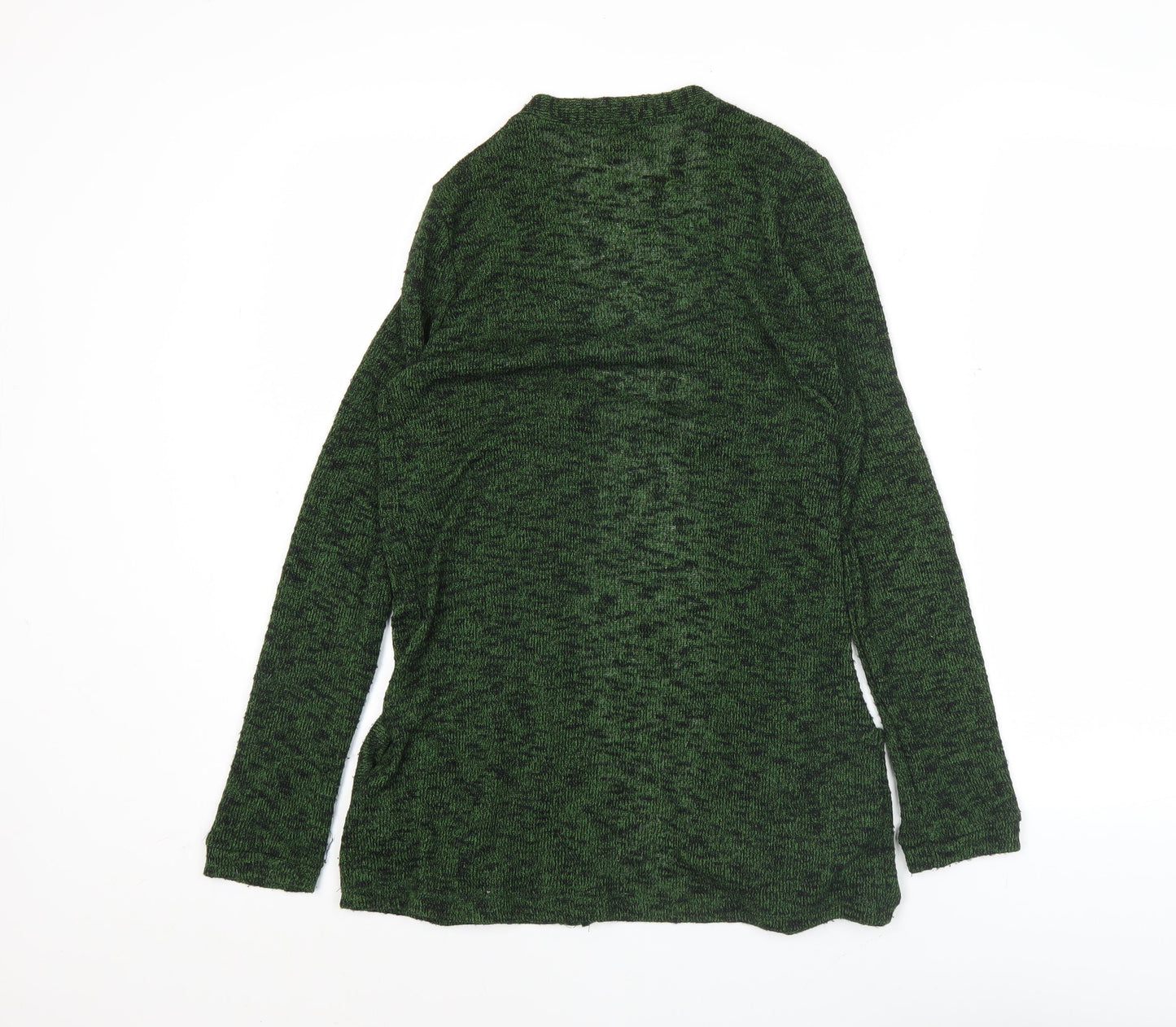 Womens UK Size S Sparkle & Fade Green Cardigan Jumper