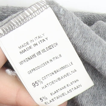 UP Moda Women’s Grey T-Shirt Dress Size S Casual Stretch Jersey