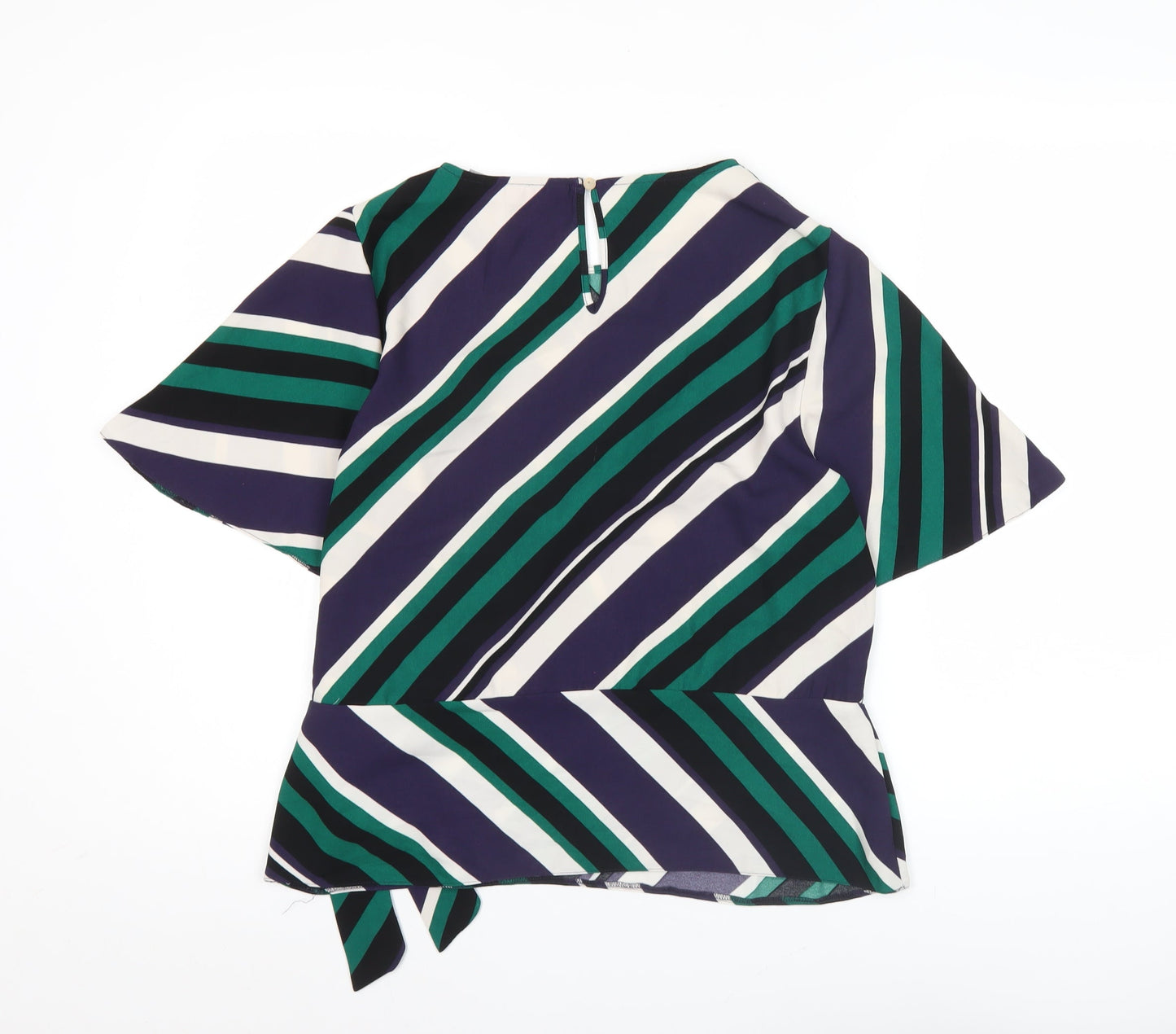 Womens UK Size 12 Dorothy Perkins Multicoloured Wrap Blouse