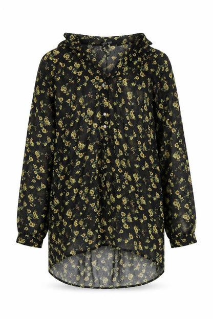 Womens UK Size 8 Atmosphere Black Tunic Blouse