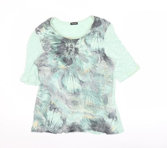 Womens UK Size 12 Gerry Weber Green Basic T-Shirt