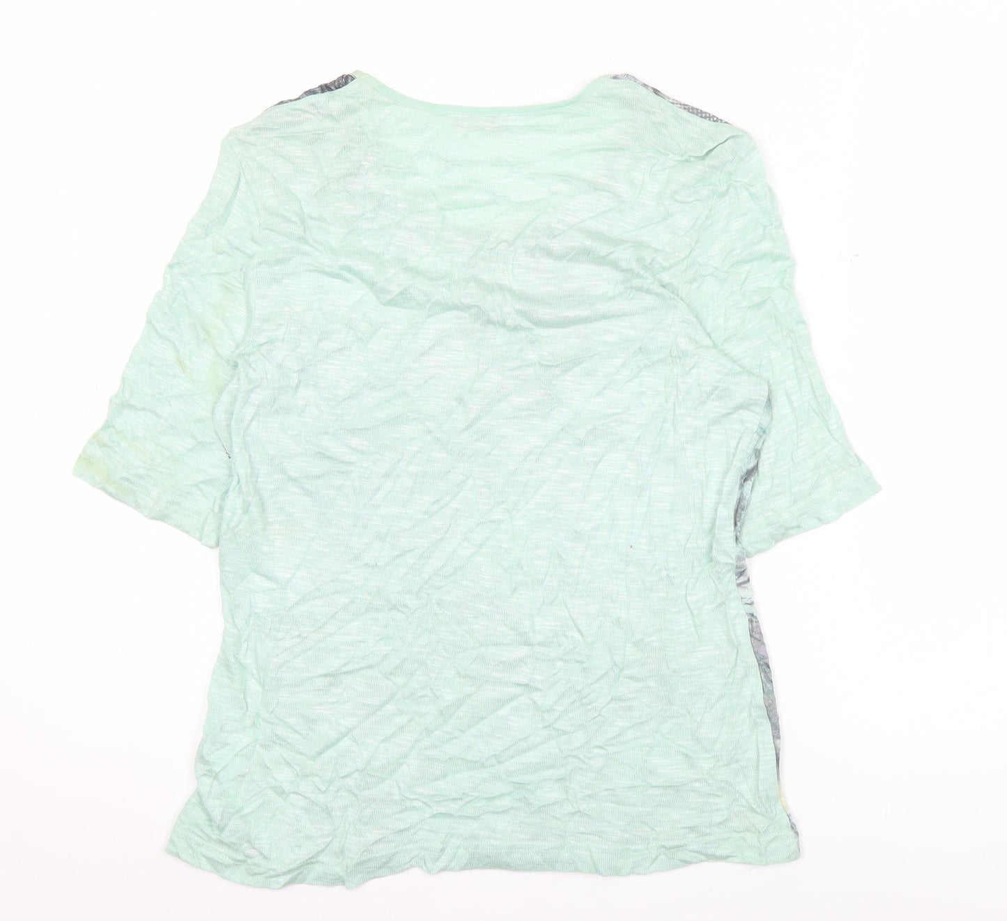 Womens UK Size 12 Gerry Weber Green Basic T-Shirt