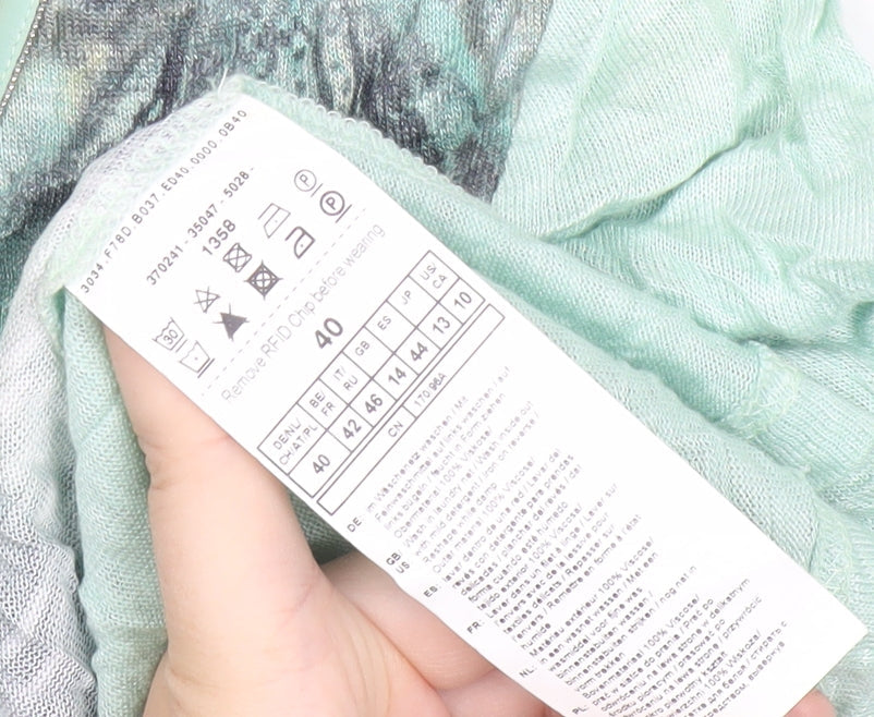 Womens UK Size 12 Gerry Weber Green Basic T-Shirt