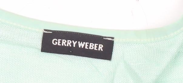 Womens UK Size 12 Gerry Weber Green Basic T-Shirt