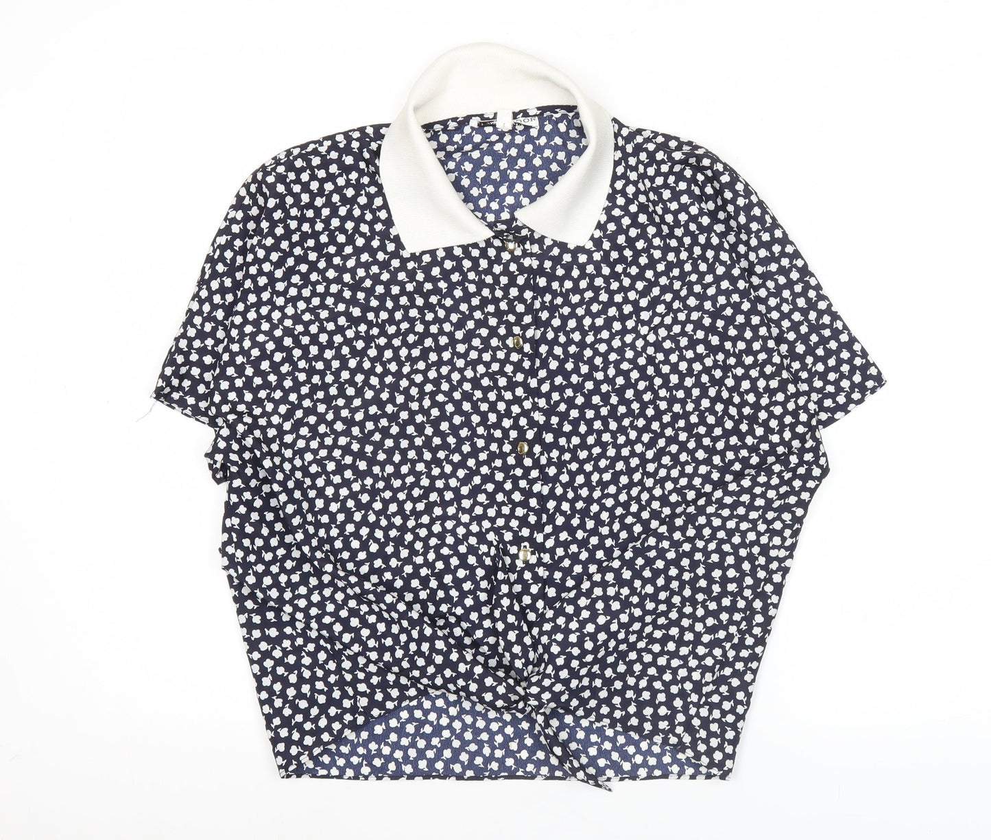 Womens UK Size 16 Windsmoor Blue Classic Button-Up