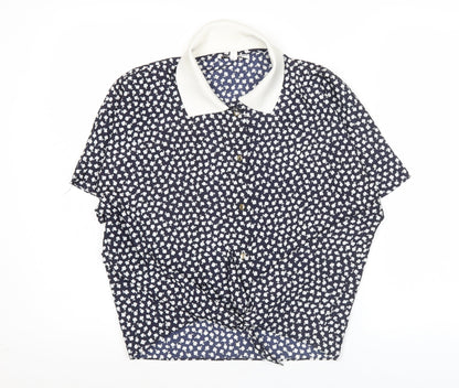 Womens UK Size 16 Windsmoor Blue Classic Button-Up
