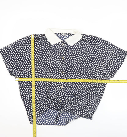 Womens UK Size 16 Windsmoor Blue Classic Button-Up