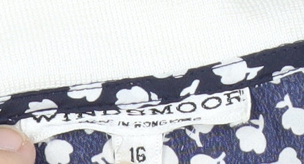 Womens UK Size 16 Windsmoor Blue Classic Button-Up