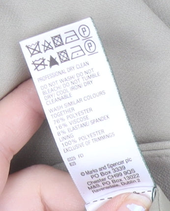 Marks and Spencer Women’s Beige Size 18 Short Sleeve Blazer Jacket