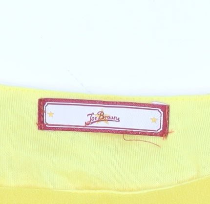 Womens UK Size 12 Joe Browns Yellow Tunic Blouse