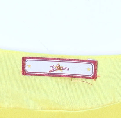 Womens UK Size 12 Joe Browns Yellow Tunic Blouse