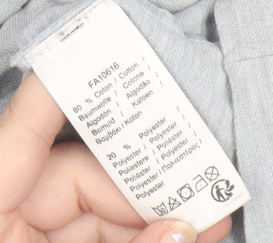 Lacoste Men’s Grey Polo Shirt M Regular Fit Cotton Blend