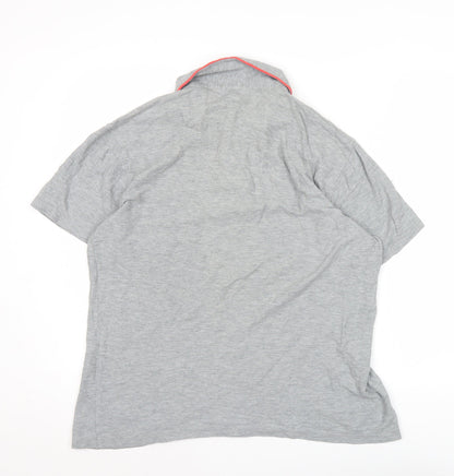 Penguin by Munsingwear Men's Grey Slim Fit Polo Shirt L