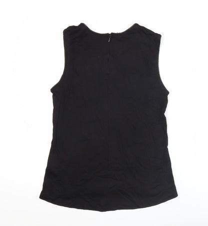 Womens UK Size S H&M Black Basic Tank