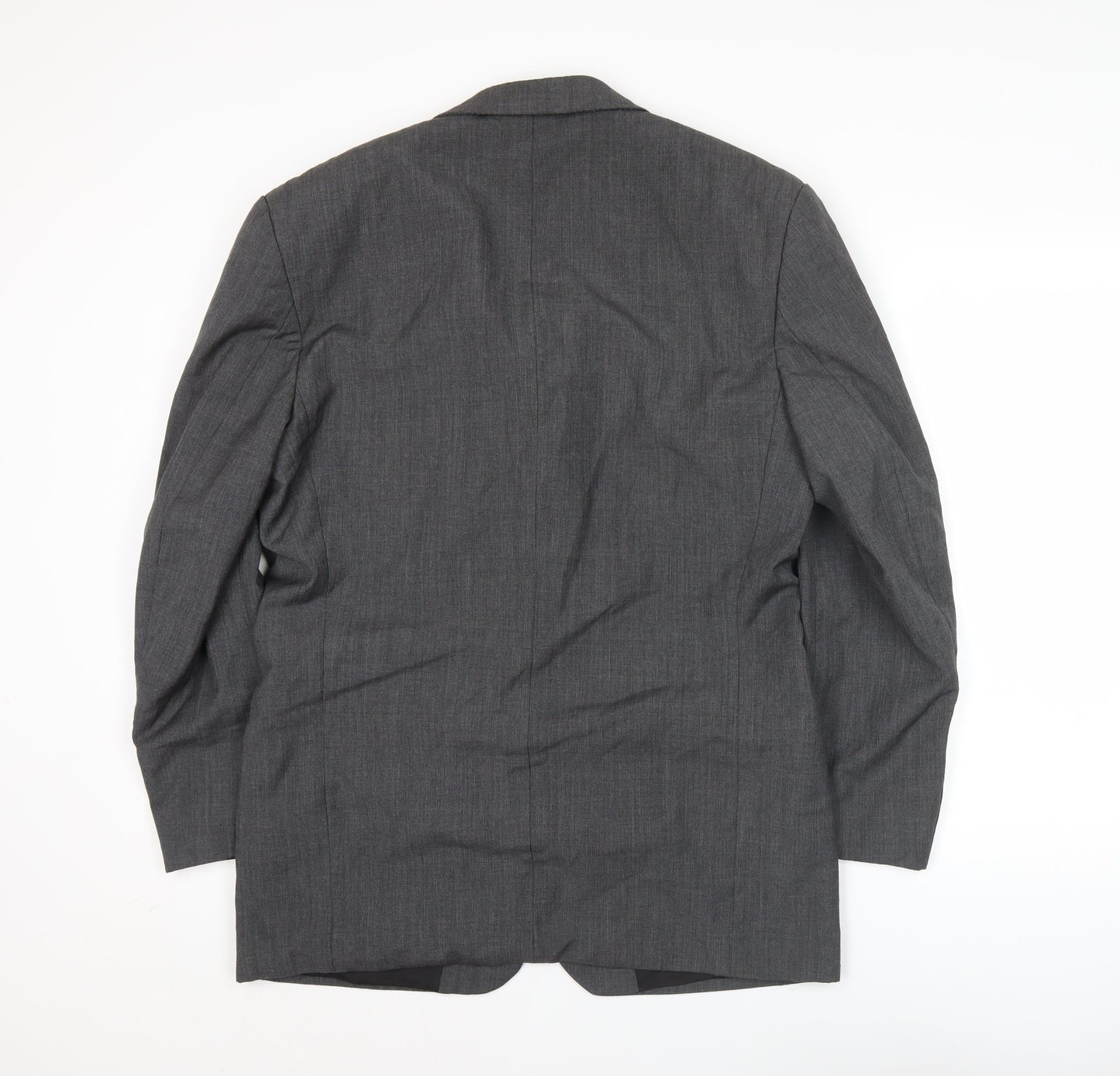 Pierre Balmain Men's Grey 38R Regular Fit Wool Blazer Jacket