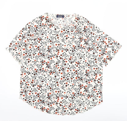 Womens UK Size M Soul Collection Multicoloured Basic T-Shirt