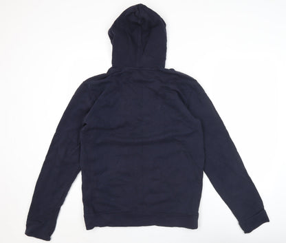 Mens UK Size L Champion Blue Pullover Hoodie