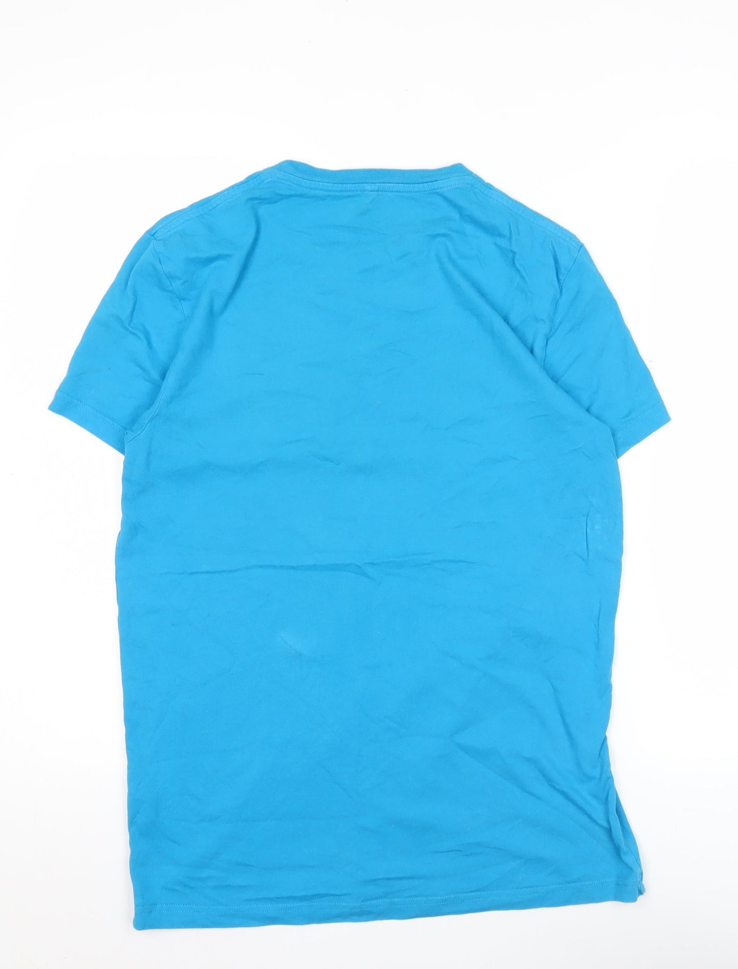 Jack Wills Men's Blue XS Slim Fit Crew Neck Cotton T-Shirt