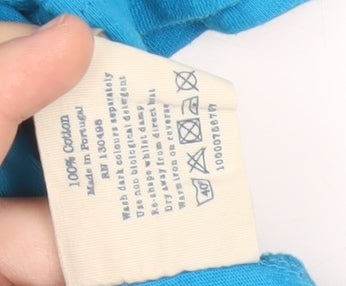 Jack Wills Men's Blue XS Slim Fit Crew Neck Cotton T-Shirt