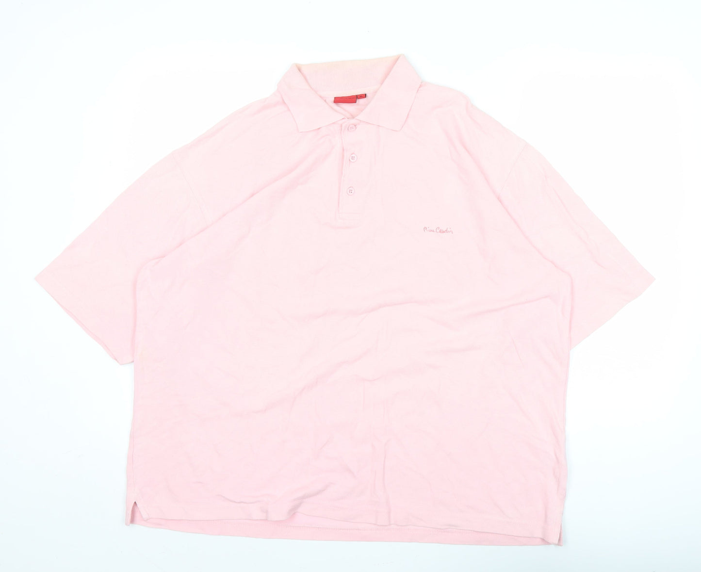 Pierre Cardin Men’s Pink XL Polo Shirt Short Sleeve Cotton