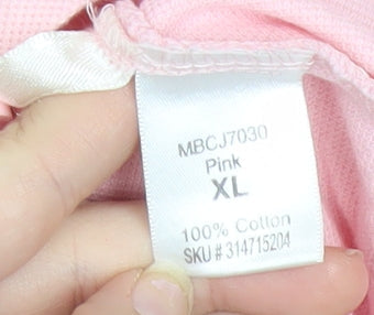 Pierre Cardin Men’s Pink XL Polo Shirt Short Sleeve Cotton