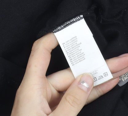 The North Face Men's Black Logo Graphic T-Shirt Size L Cotton