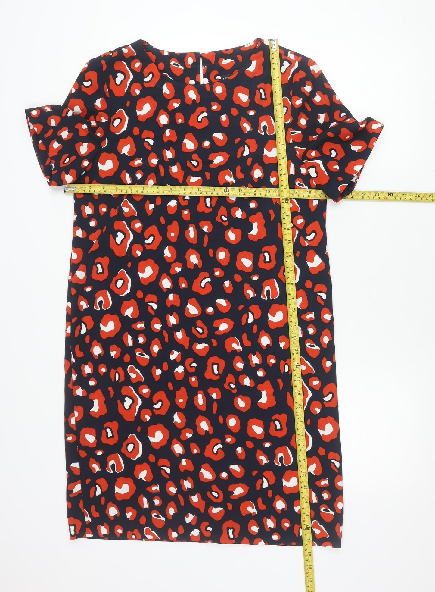 Marks and Spencer Women’s Multicoloured Animal Print Shift Dress Size 10