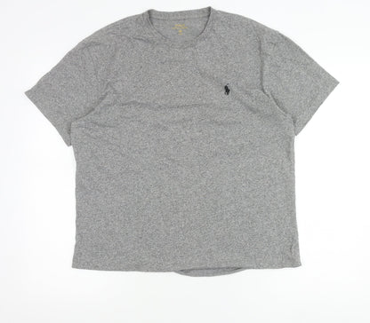 Ralph Lauren Men’s Grey Crew Neck Cotton T-Shirt Size M