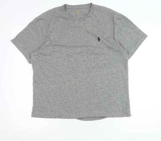 Ralph Lauren Men’s Grey Crew Neck Cotton T-Shirt Size M