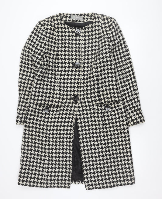Womens UK Size 10 Marks and Spencer Multicoloured Overcoat