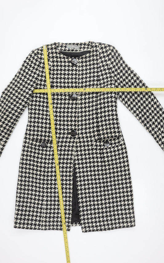 Womens UK Size 10 Marks and Spencer Multicoloured Overcoat